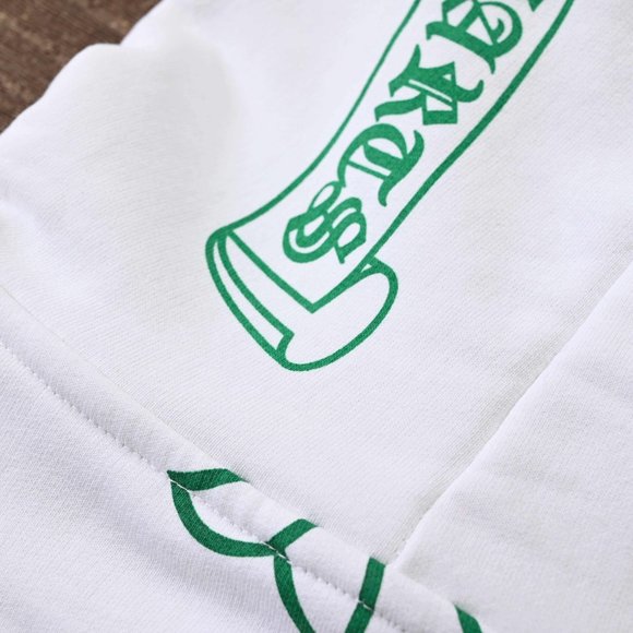 Chrome Hearts Colorful Graffiti Logo Hooded White Drawstring Sweatshirt - Picture 9 of 13